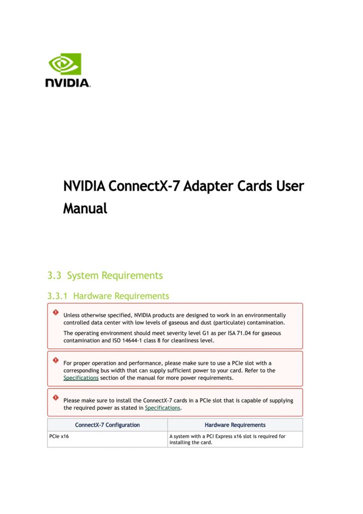 NVIDIA User Manual