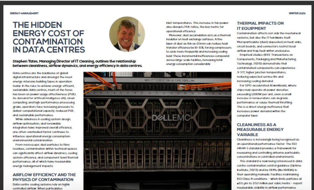 Energy Cost of Contamination